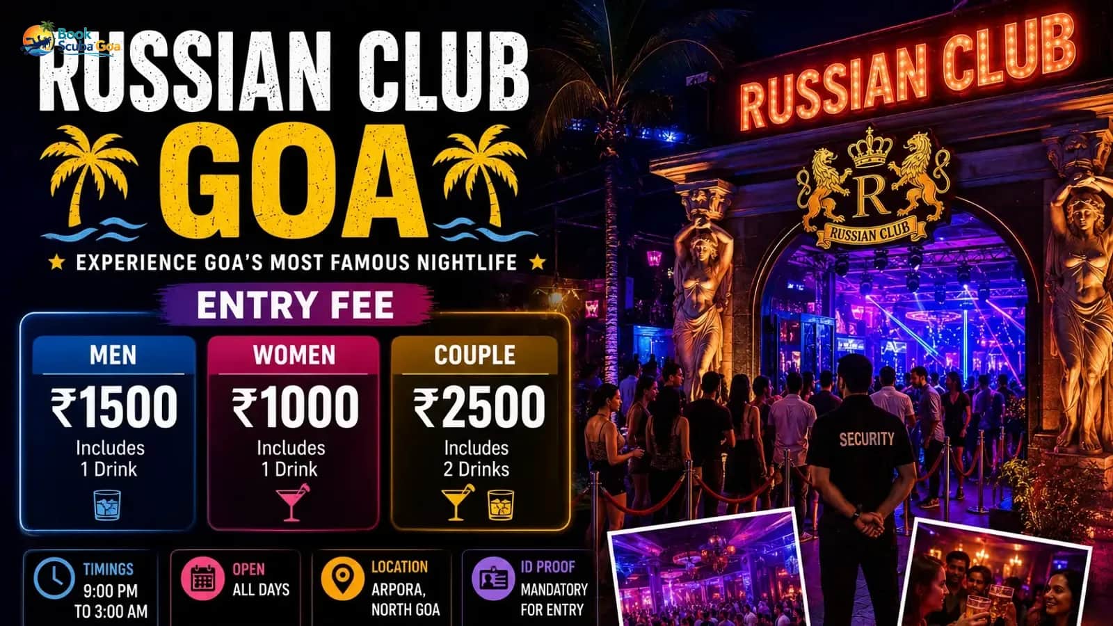 Russian Night Club Packages in Goa: Premium vs Budget Options