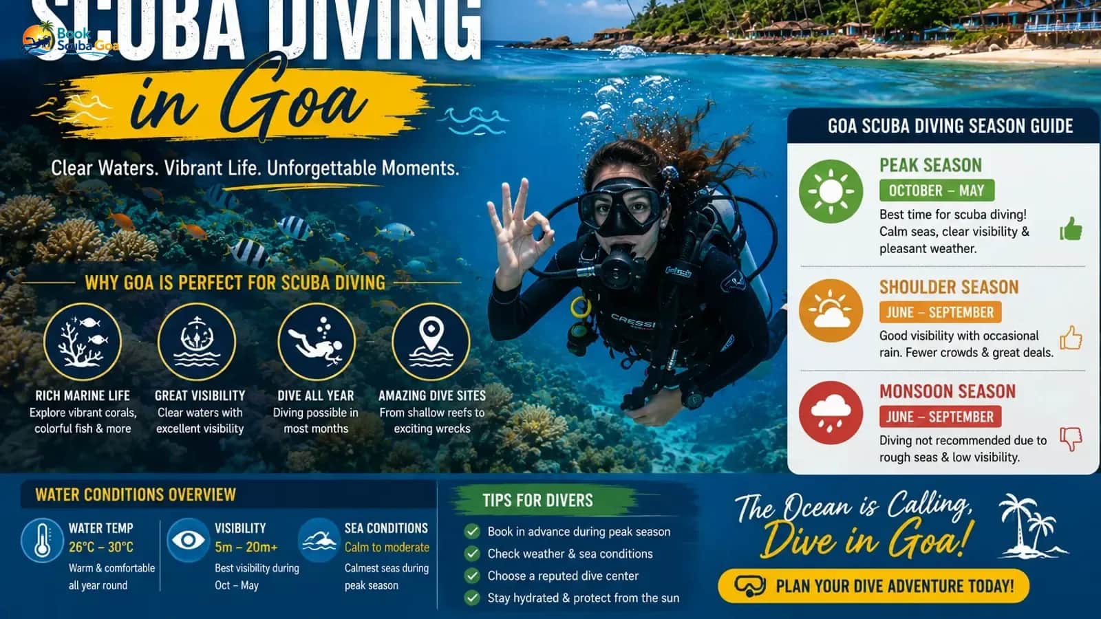 Best Time for Scuba Diving in Goa