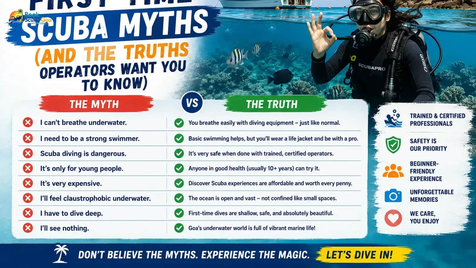 First-Time Scuba Myths (and the Truths Operators Want You to Know)