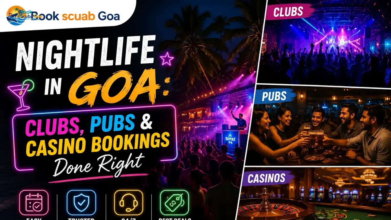 Nightlife in Goa: Clubs, Pubs & Casino Bookings Done Right