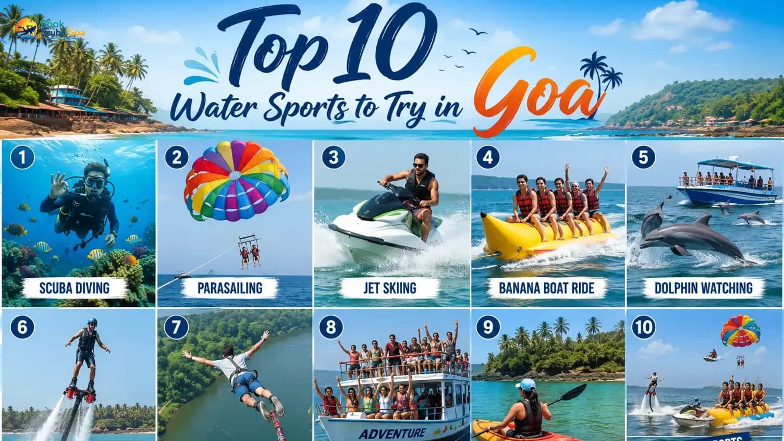 Top 10 Water Sports to Try in Goa