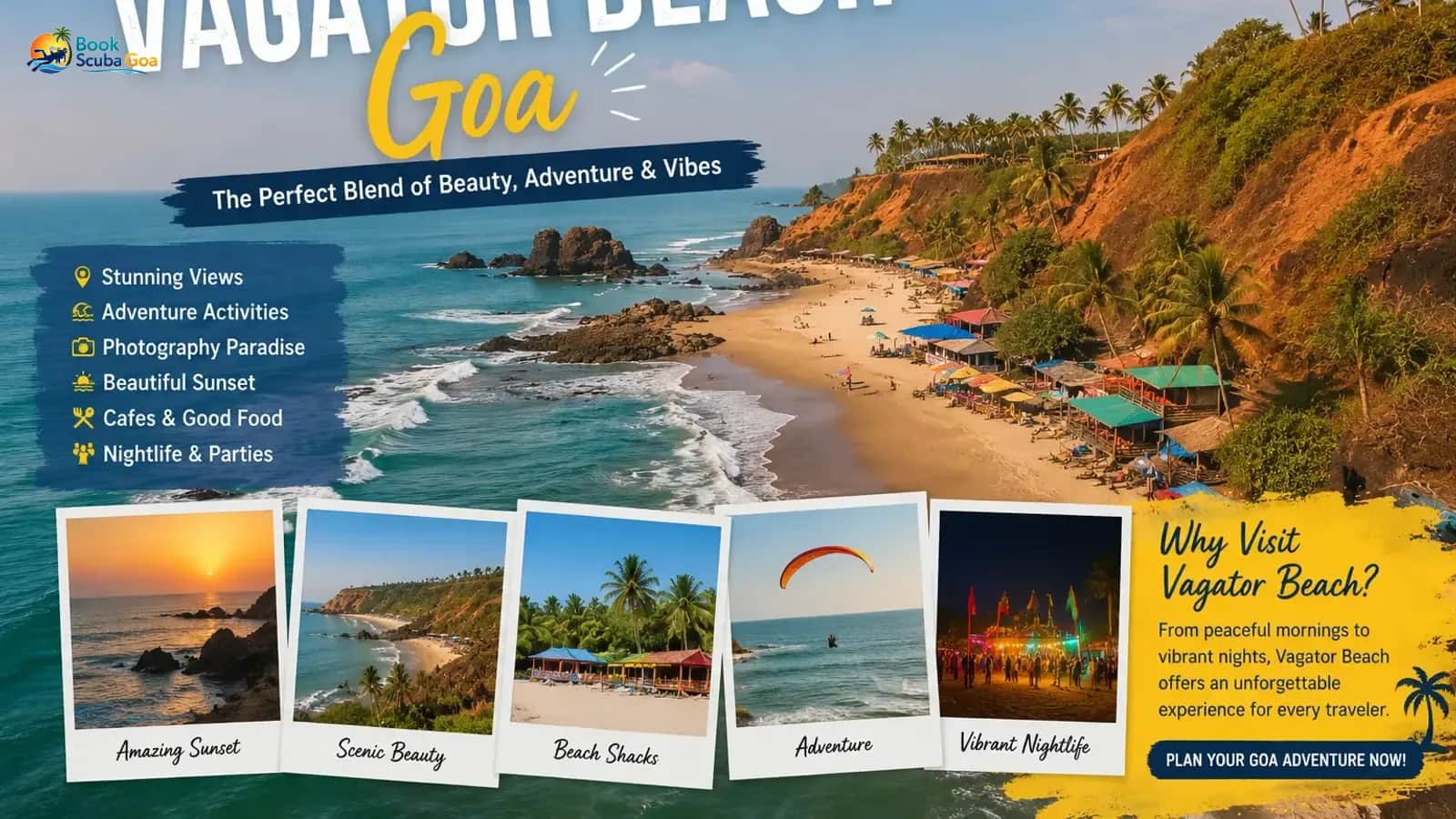 Vagator Beach: Your Ultimate Adventure Hub in Goa